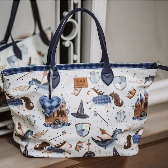 La Millou Shoulder/Hand Diaper Bag Mommy's Bag Prince Multicolour 56x35cm.