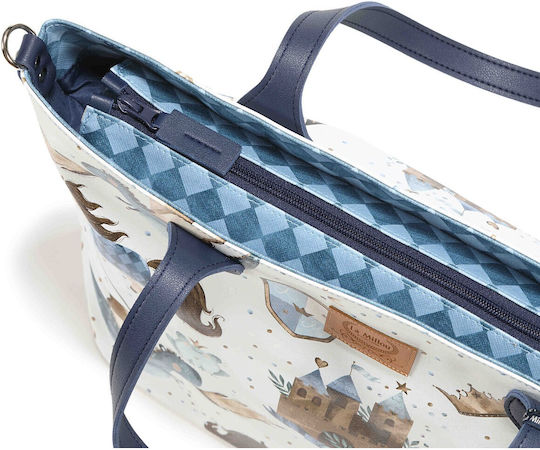 La Millou Shoulder/Hand Diaper Bag Mommy's Bag Prince Multicolour 56x35cm.