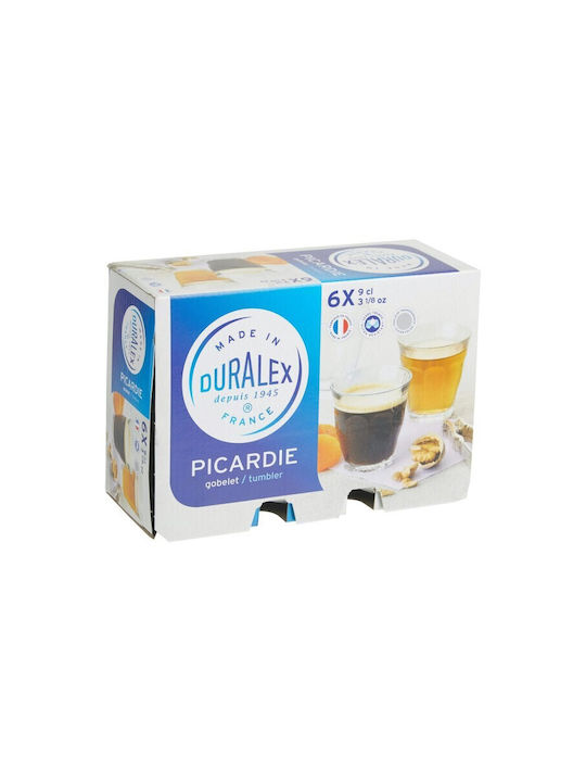 Duralex Picardie Ποτήρι Καφέ/Freddo από Κρύσταλλο 90ml
