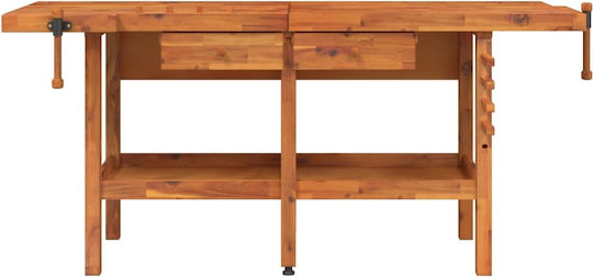 vidaXL Πάγκος Εργασίας 192x62x83cm 4τμχ 153325