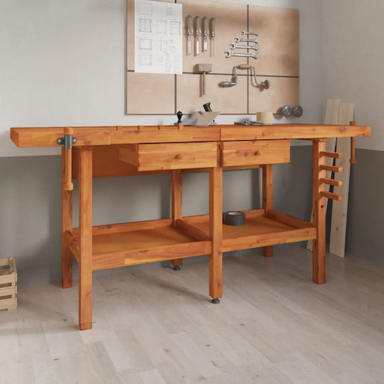 vidaXL Πάγκος Εργασίας 192x62x83cm 4τμχ 153325