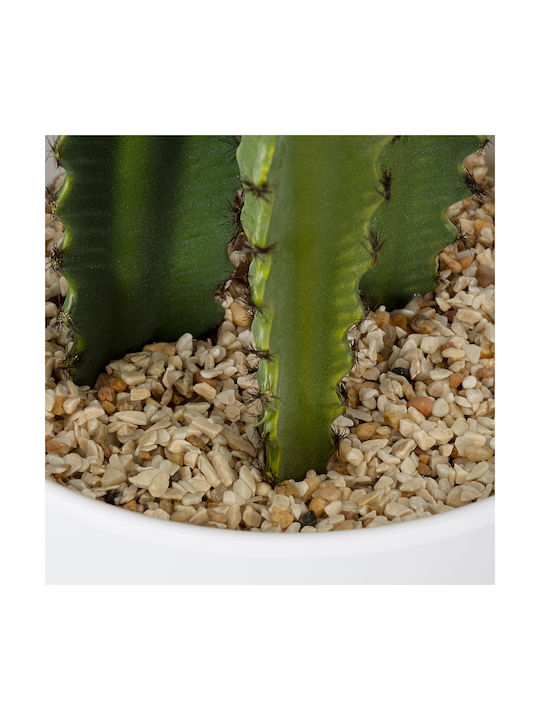 Artificial Plant in Pot Cactus Green 66cm 5pcs GloboStar