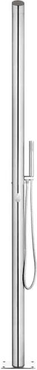 vidaXL Pool Shower 62x5cm Silver