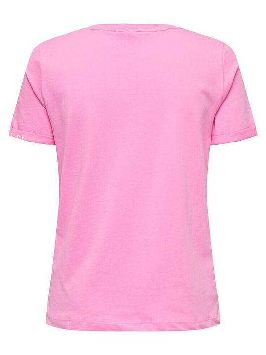 Only Women's T-shirt Pink