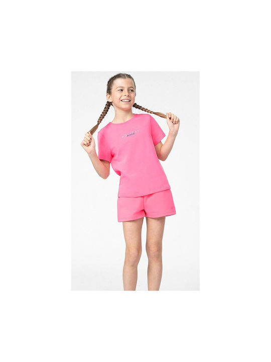 4F Kids Athletic Shorts/Bermuda Pink