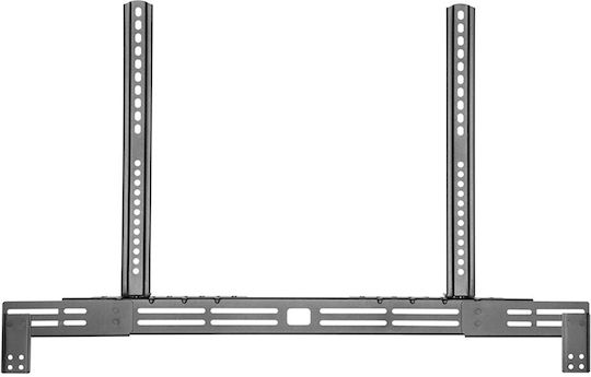 Maclean Energy Stand Pentru Boxe Montat Pe Perete TV Universal Soundbar 1 Bucată În Culoare Argintie