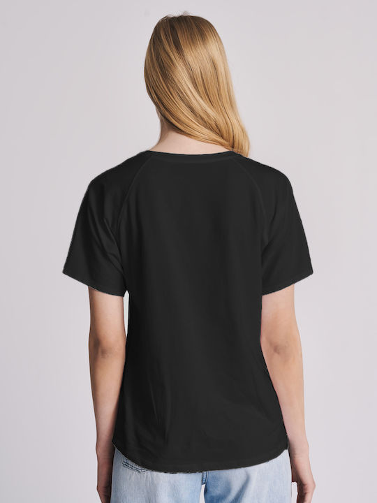 Staff Markella T-Shirt Black 63-020.049.Ν0090