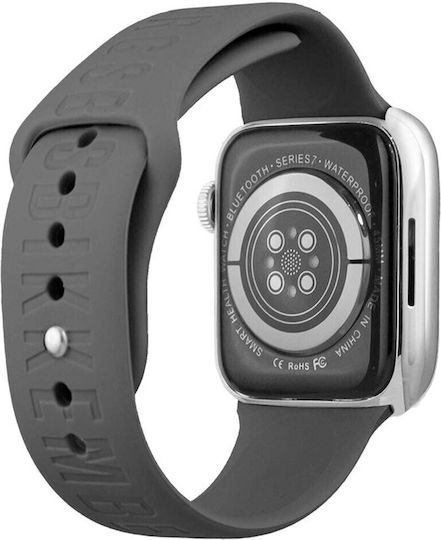 Bikkembergs BK08 Medium Aluminium Smartwatch με Παλμογράφο (Μαύρο)