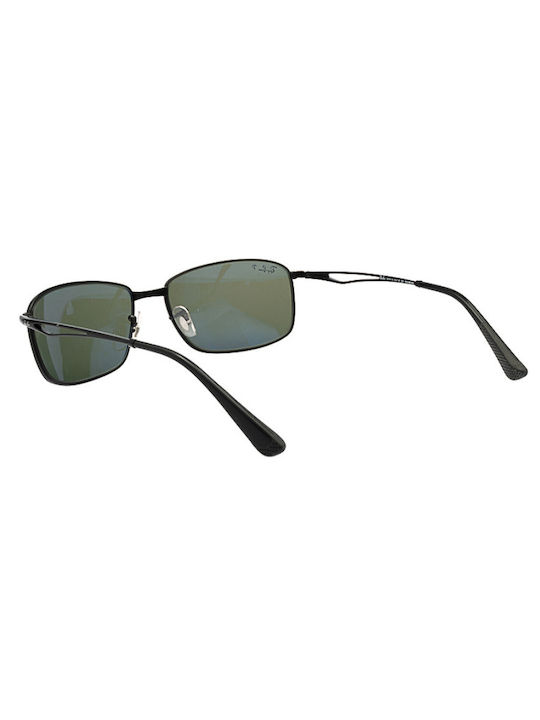 Ray Ban Ανδρικά Γυαλιά Ηλίου με Μαύρο Ταρταρούγα Μεταλλικό Σκελετό και Πράσινο Καθρέφτη Φακό RB3501 006/9A