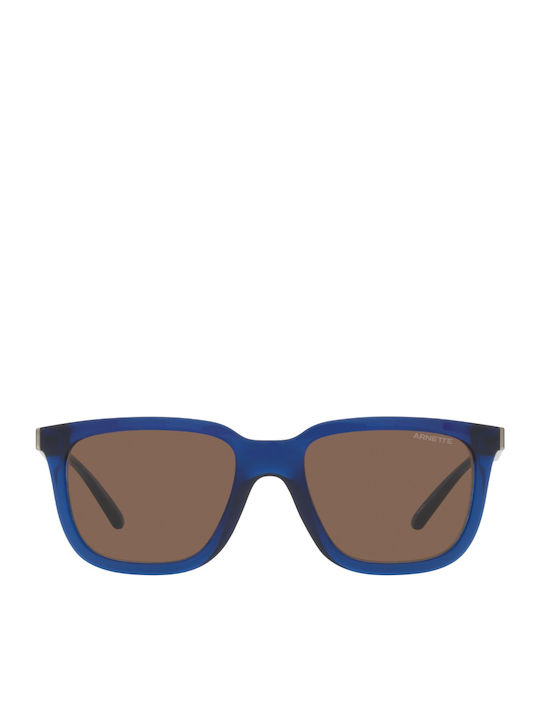 Arnette Plaka Men's Sunglasses with Blue Plastic Frame and Brown Lens AN4306 284773
