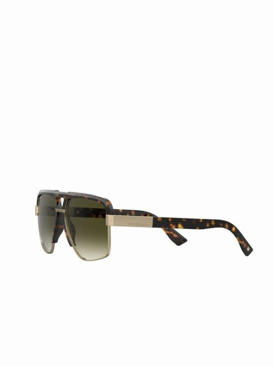 Dsquared2 Sonnenbrillen mit Braun Schildkröte Rahmen und Grün Verlaufsfarbe Linse 0084/S 2IK/9K
