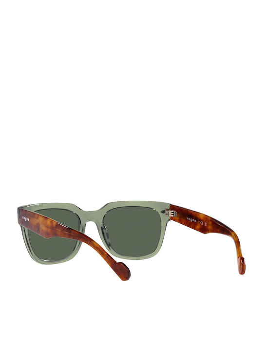 Vogue Men's Sunglasses with Green Plastic Frame and Green Lens VO5490S 2821/71