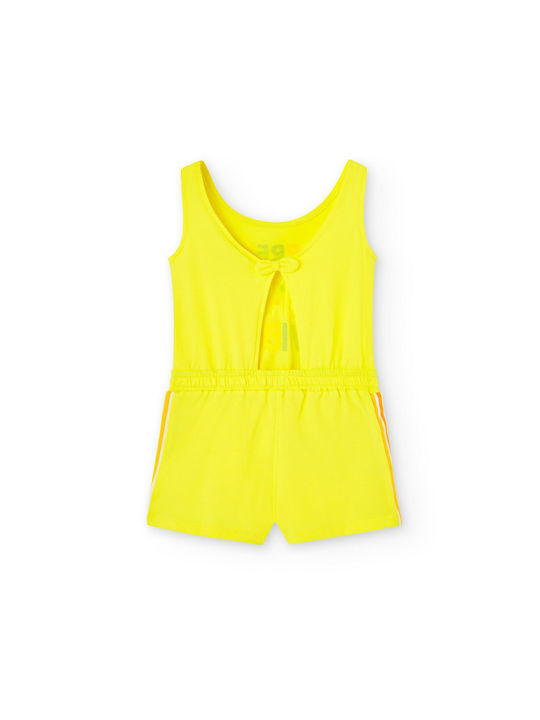 Boboli Kids One-piece Fabric Shorts/Bermuda Yellow