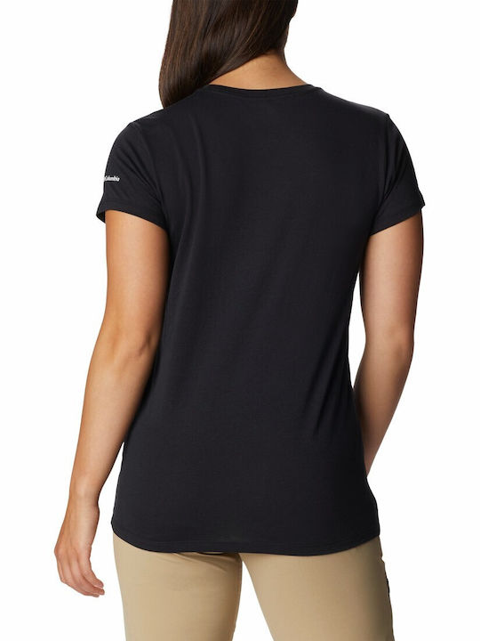Columbia Trek Γυναικείο T-shirt Μαύρο