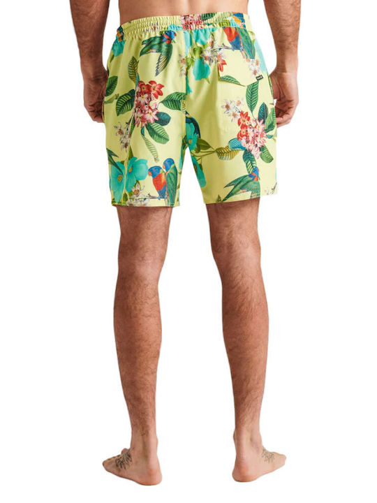 ROARK SHOREY MANU FLORAL BOARDSHORT 16&quot LIME