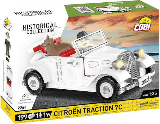 Cobi Конструктори Historical Collection - Citroen Traction 7C за 8+ Години 199 Бройки