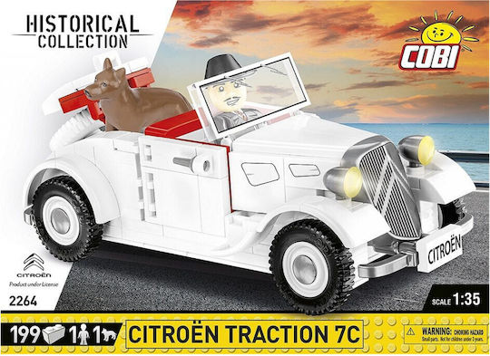 Cobi Конструктори Historical Collection - Citroen Traction 7C за 8+ Години 199 Бройки