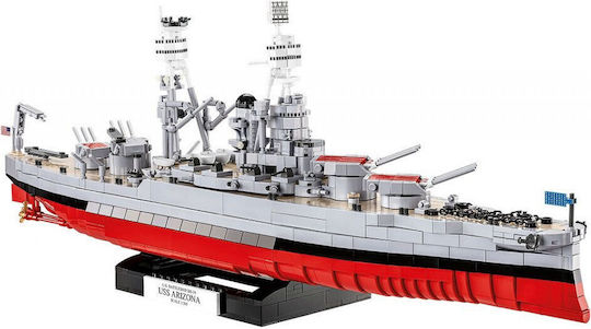 Cobi Building Blocks Historical Collection - Uss Arizona For 10+ Years 2046 Pieces