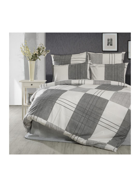 Dimcol Duvet Cover Queen 220x240 Circe 435 Grey