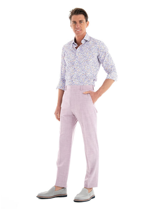 Hugo Boss Pantaloni pentru bărbați Pale Pink