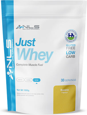 NLS Just Whey Whey Protein Gluten Free with Flavor Banana 1kg