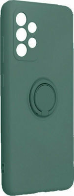 Forcell Ring Silicone Back Cover Green (Galaxy A23)