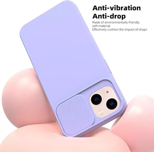 Forcell Slider Back Cover Σιλικόνης Lavender (Galaxy M23)