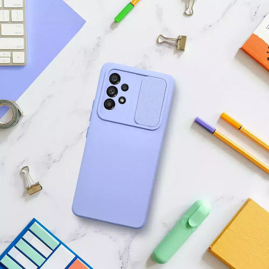Forcell Slider Back Cover Σιλικόνης Lavender (Galaxy M23)