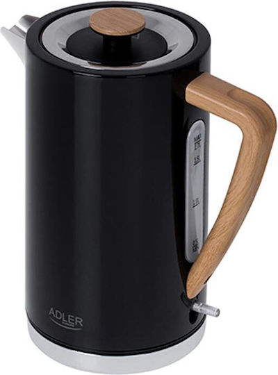Adler Βραστήρας 1.5lt 2200W Μαύρος