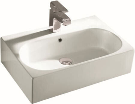 Ceramita F174A Надеждна мивка Порцелан 58x39x15см Бял Ceramita F174A Надеждна мивка Порцелан 58x39x15см Бял