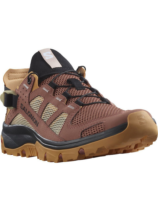 Salomon Techamphibian 5 Women's Hiking Shoes Cedar Wood / Buck Skin / Rose Cloud