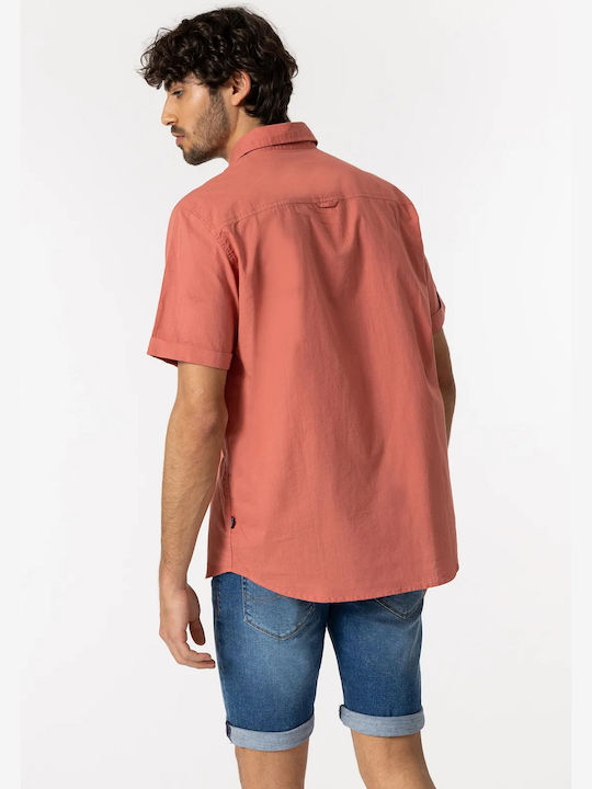 Tiffosi Short-sleeved Shirt brick red