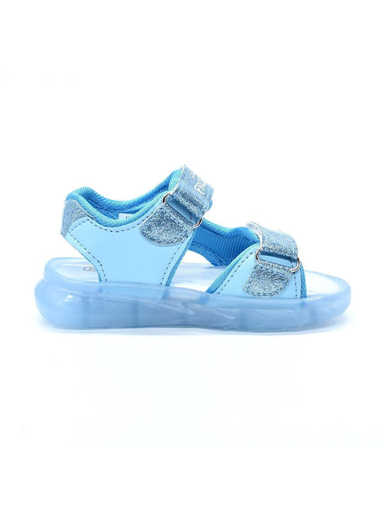 Frozen kids' sandal with lights for girl Blue 13FII3N03A-LT