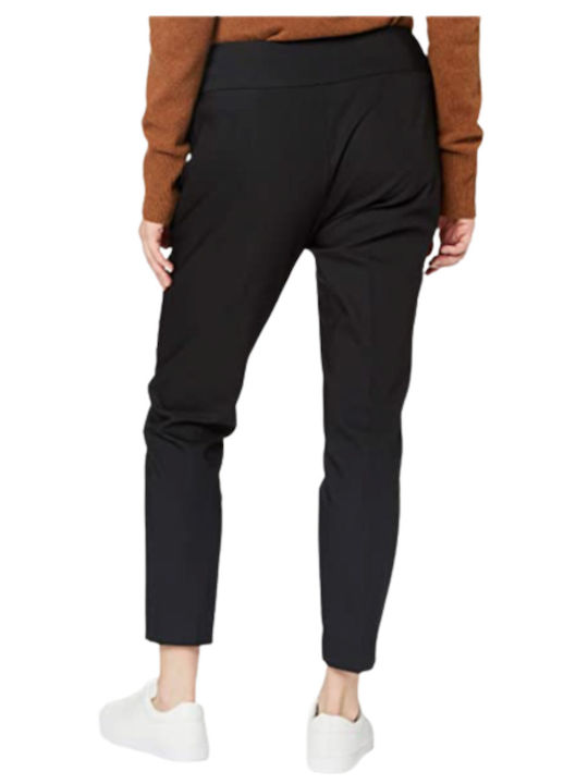 Naf Naf KENP34D Women's Fabric Capri Trousers Black