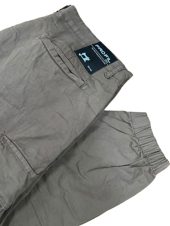 MEN'S TROUSERS CARGO 340 WITH SIDE POCKETS BEIGE PROFILE