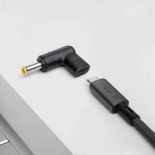 Akyga Βύσμα για Φορτιστή USB-C / 5.5 x 3.0mm + pin AK-ND-C16