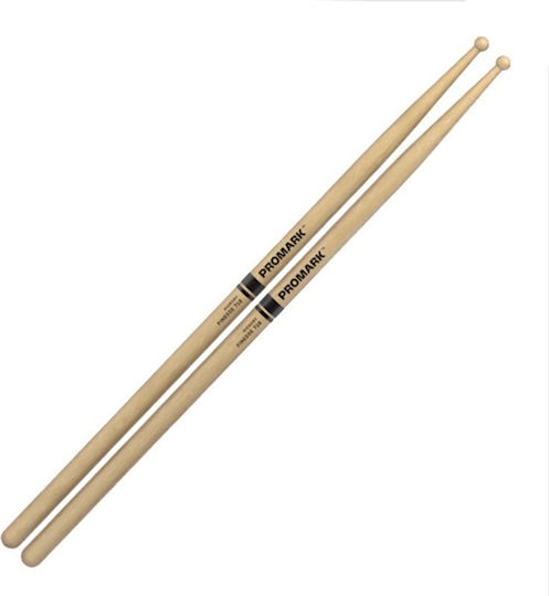 Promark Hickory Μπαγκέτες Ντραμς Finesse 718 5A με Σχήμα Μύτης Ball