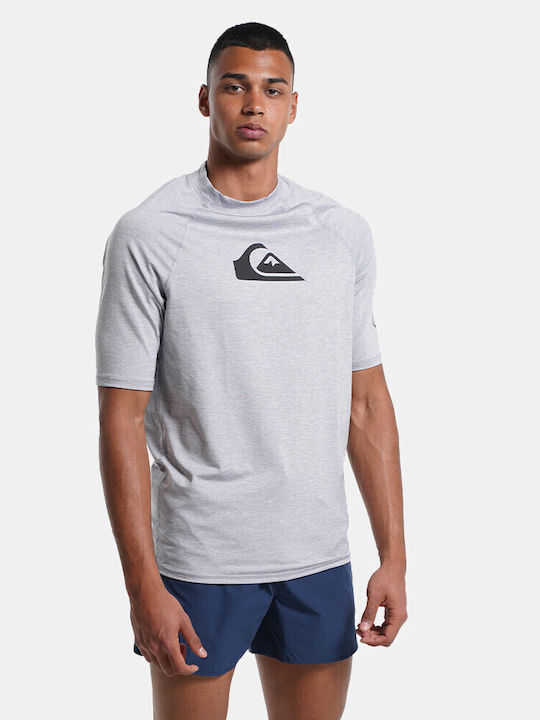Quiksilver Men's Short Sleeve Sun Protection Shirt White
