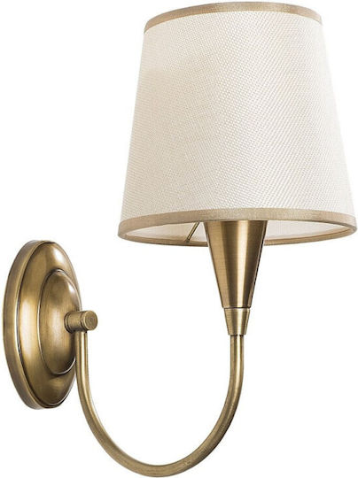 Opviq Elefant Vintage Lampă De Perete Auriu 28x28x16cm