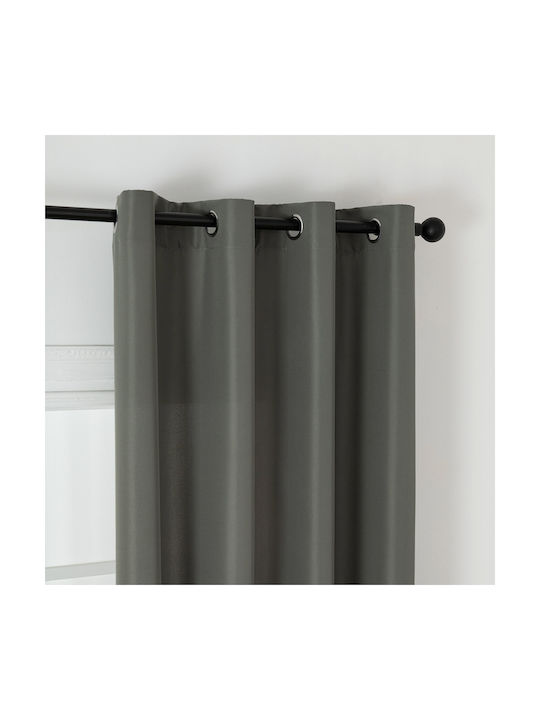 Beauty Home Vorhang mit Grommet Effekt 8443 Anthrazit 140x270cm