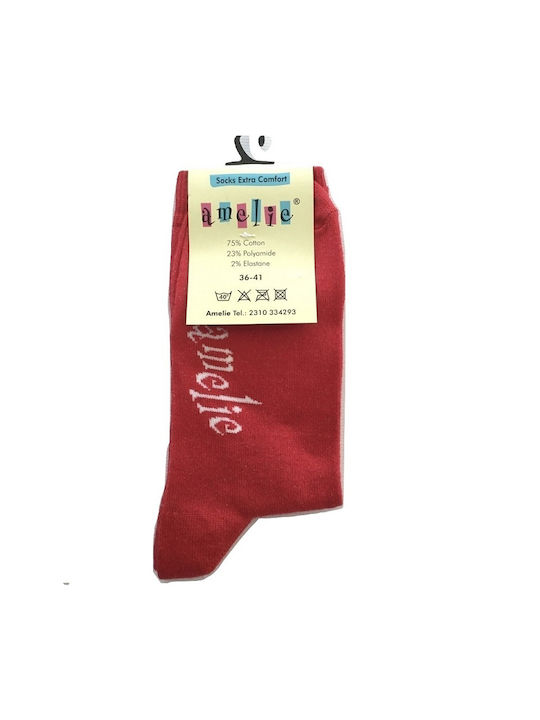 Women's Sock Amelie RED