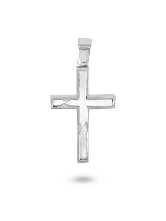 VITOPOULOS Cross White Gold K14