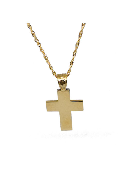 Baptismal Cross Gold 14 Carat