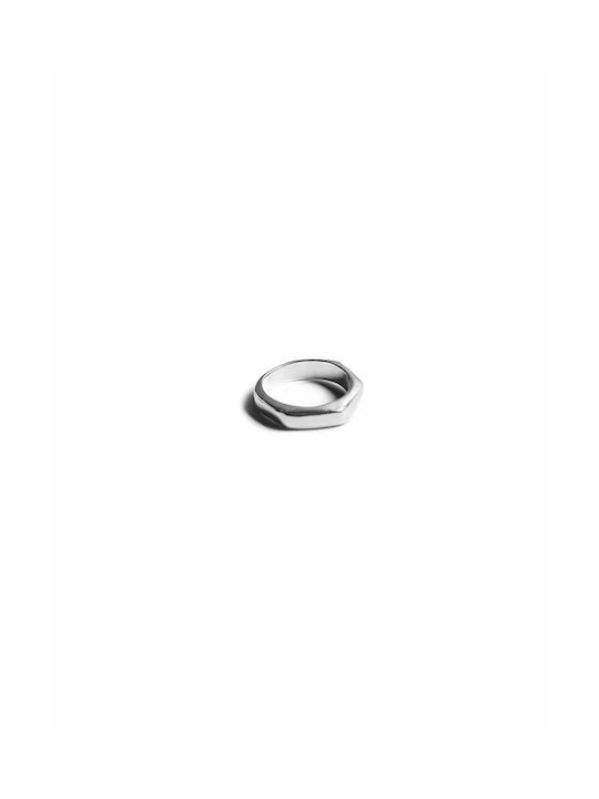 Polygon Ring Ring silver 925 NASILIA