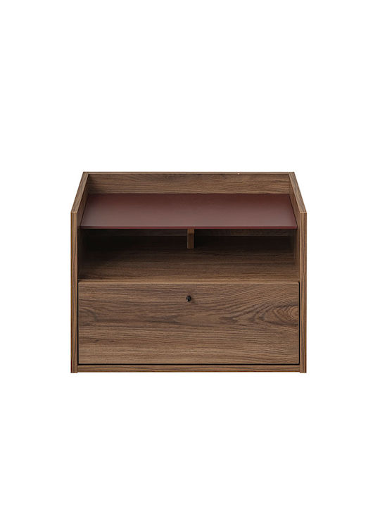 Nachttisch Marsala Braun 64x45x45cm