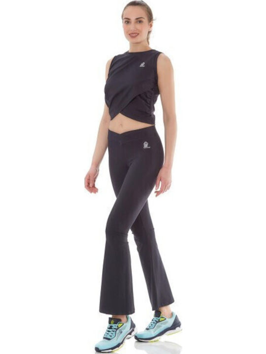 Summer Women's Cotton Blouse Sleeveless Black