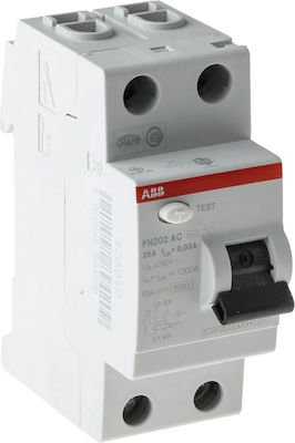 Abb FH202AC-40/0.03 Phase Relays Leckage der Erde 40A Double Pole with Voltage 230V 2x40A 30mA 26211