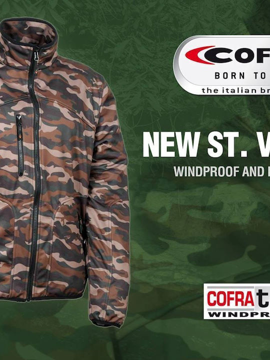 Cofra New St. Vincent Αντιανεμικό Κυνηγετικό Μπουφάν Softshell Παραλλαγής