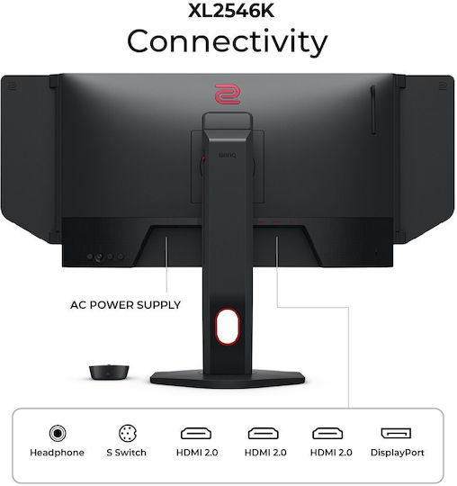 Zowie XL2546K TN Spiele-Monitor 24.5" FHD 1920x1080 240Hz mit Reaktionszeit 1ms GTG
