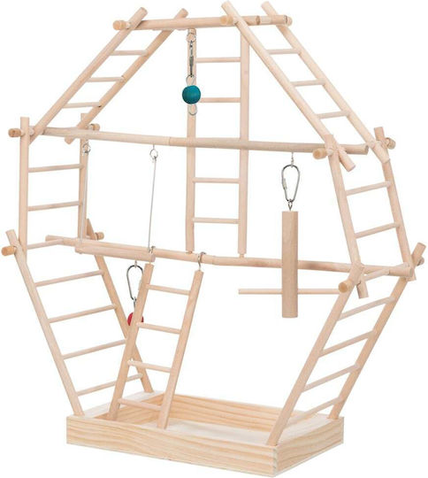 Trixie Wooden Bird Cage Game Staircase 44x44cm